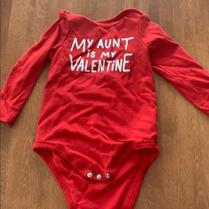 18 month valentine onesie
